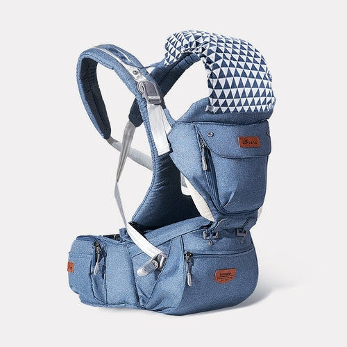Ergonomic 3-in-1 Baby Carrier and Hipseat