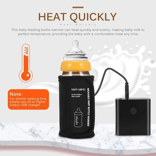 Portable USB Baby Bottle Warmer for Travel and Car - KitchKitty